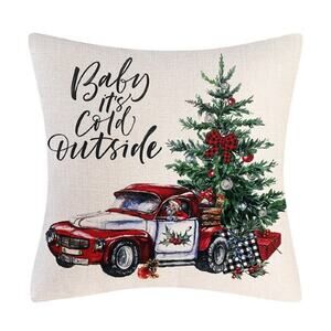 Baby it's Cold Outside Christmas Pillowcase NWOT